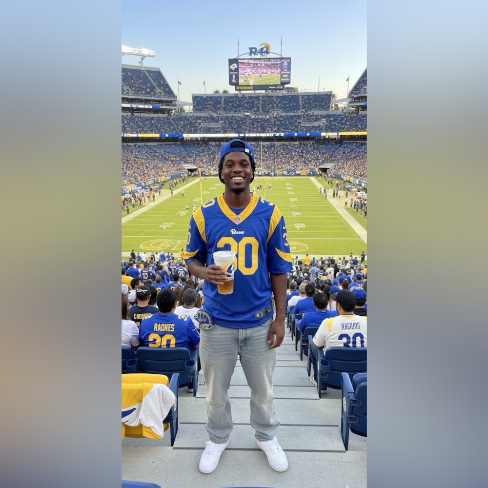 NFL Los Angeles Rams Todd Gurley II #30 blue football jersey